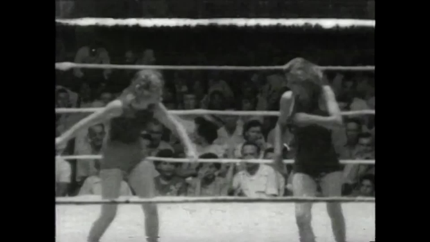 Boxing Wrestling Catfights Retro